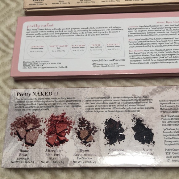 100% Pure eyeshadow palette collection $10 each - Picture 3 of 8